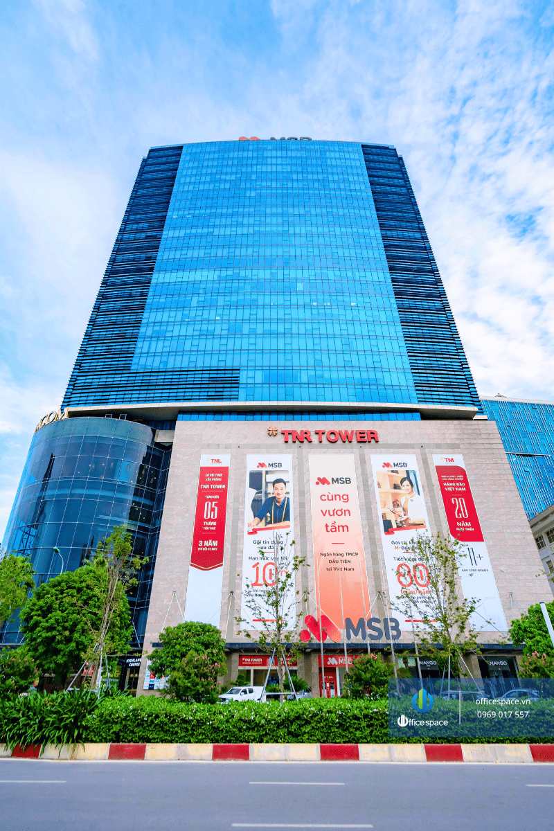 Tòa nhà TNR Tower 54A Nguyễn Chí Thanh Đống Đa Hà Nội với kiến trúc hiện đại giữa lòng thủ đô